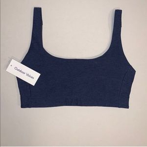 Outdoor Voices Double Time Sports Bra (Navy)